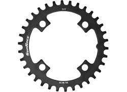 Sunrace MS Kedjedrev 34 T&auml;nder 12V Bcd 96mm - Svart