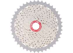 Sunrace MX8 Kaseta 11V 11-42 Zeby Stal/Alu - Srebrny