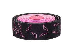 Supacaz Star Fade Handlebar Tape + Caps - Black/Neon Pink