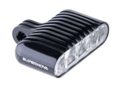 Supernova 미니 3 Pro 헤드라이트 E-자전거 LED 12V DC 80 Lux - 블랙