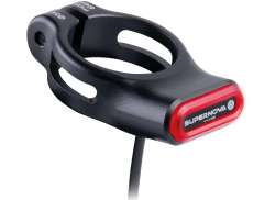 Supernova TL3 Mini R&#252;cklicht E-Bike 6V 31.6mm - Schwarz