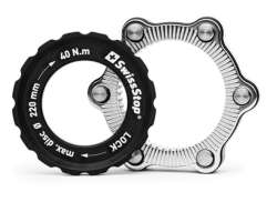 SwissStop Disc Brake Adapter Centerlock -> 6-Hole 220mm - Bl