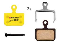 SwissStop Pair &amp; Fair Disc 35 RS Disc Brake Pads SH - Yellow