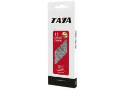 Taya Onze-111 Catena Bici 11/128" 11V 116 Raccordo - Argento