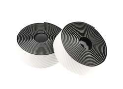 Tecora E Magnifique Carbon Look Handlebar Tape - White