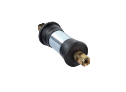 Tecora Inpers Trapas 123mm &#216;35mm Vierkante As - Zilver/Zwart