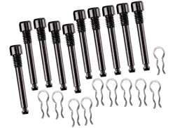 Tektro AQ1.0 Låsning Bolt For. Bremsekalibrerer - Sort (10)