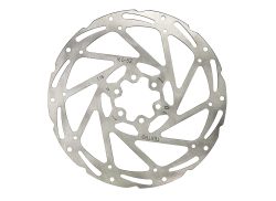 Tektro Disc Brake Rotor &#216;160mm 6-Bolt Set - Silver