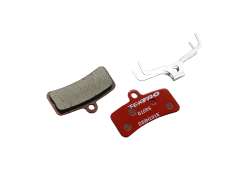 Tektro Q10RS Disc Brake Pad Resin - Red