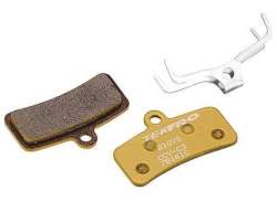 Tektro Q10YS Scheibenbremsbel&#228;ge Semi-Metall - Gold