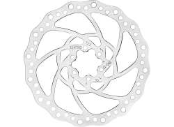 Tektro TR-17 Disco Freno &Oslash;180mm 6-Foro - Argento