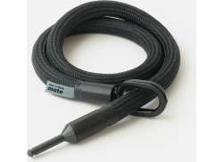 Tex-Încuietoare Lanț Cu Fișă De Contact 120cm - Negru