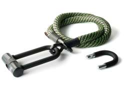 Tex-Lock Eyelet U/X-Lock Bloqueio Em U M 120cm - Verde/Preto