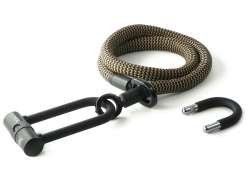 TexLock Eyelet U/X-Lock U-Lukko M 120cm - Kulta/Musta