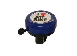 The Belll Bicycle Bell - Blue I Love My Bike