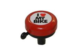 The Belll Bicycle Bell I Love My Bike - Red