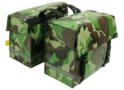The Poort 双 驮包 46l - Camourflage 绿色