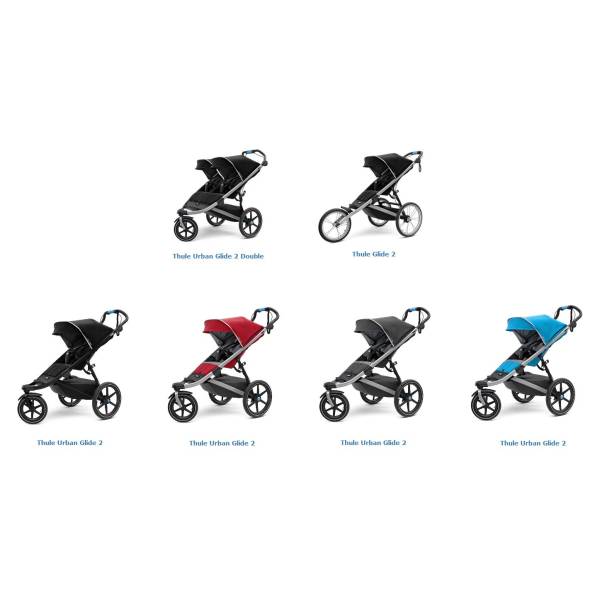 thule urban glide 2 red