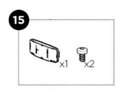 Thule 1500055384 Catarifrangente Per Thule Chariot 2 + Bexey - Bianco