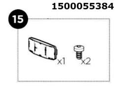 Thule 1500055384 Reflector tbv Thule Chariot 2 + Bexey - Wit