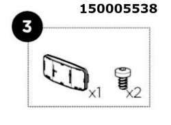Thule 1500055385 Odblask Dla Chariot 2, Thule Bexey - Czerwony