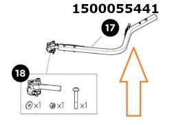 Thule 1500055441 Hitch Ramię Dla Thule Bexey - Srebrny