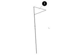 Thule 1500055443 Flag F&ouml;r Thule Bexey - Orange