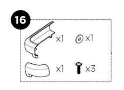 Thule 1500055451 Oslona Prz&oacute;d left and right Dla Thule Bexey