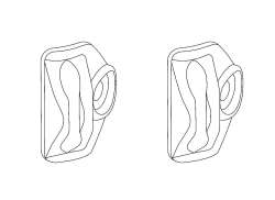 Thule 1540107002 Brake Cable Guides 2.0 Dla Brake Zestaw 2017X