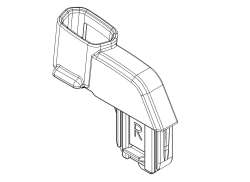 Thule 1540108028 保险杠 把手 适配器 右 为 弹簧 - 黑色