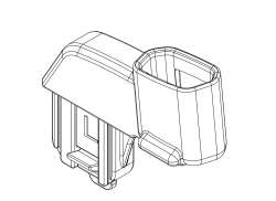 Thule 1540108029 Vzpěra Tyč Adaptér Left Pro Spring - Černá