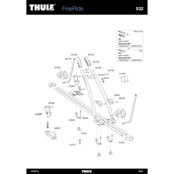 thule 532 parts