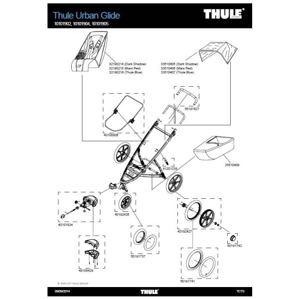 thule urban glide parts