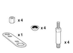 Thule 50974 Montering Taske For Thule S&aelig;t 3038