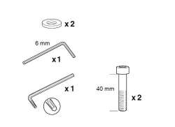 Thule 50990 Mountingbag Per Thule Kit 3037