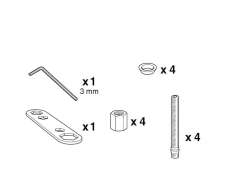 Thule 51317 固定 包 为 Thule 工具 3089