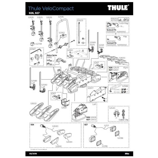 thule locking knob
