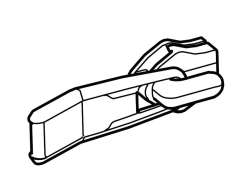 Thule 54156 Interior Zipper Puller For Revolve - Sort Bl&aring;