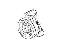 Thule 54265 Wheel Assembly Højre+Binde For Round T Overgang