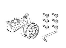 Thule 54414 60mm Wheel Højre For Crossover 2 - Sort