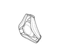 Thule 54426 45mm Hub Cap Dla Crossover 2 - Szary