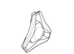 Thule 54427 60mm Hub Cap Pentru Thule Crossover 2 - Gri