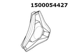 Thule 54427 60mm Hub Cap tbv Thule Crossover 2 - Grijs