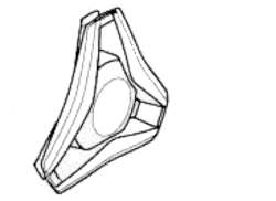 Thule 54447 60mm Hub Cap Wheel Rright Para Subterra - Preto