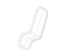 Thule 54761 Seat Stoff For Shine - Svart