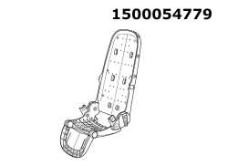 Thule 54779 车座 车架 为 光泽 - 黑色