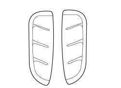 Thule 54790 Shoulder Cushions For Thule Courier