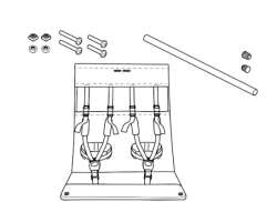 Thule 54800 Seat Courier For Thule Courier - Sort