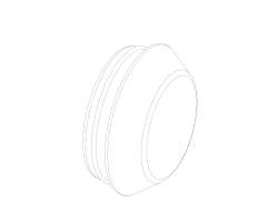 Thule 54810 Wheel Cap Rear Wheel 18" Pentru Glide 2 + Remorcă