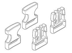 Thule 54855 SR Buckle Sett (2) For Approach